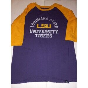 '47 Unisex Kids/Youth XL LSU Tigers Logo Long-Sleeved T-Shirt | Purple & Gold |